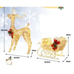 Figură decorativă Costway CM24149DE-GD (Gold) Thumb