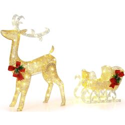 Figură decorativă Costway CM24149DE-GD (Gold)