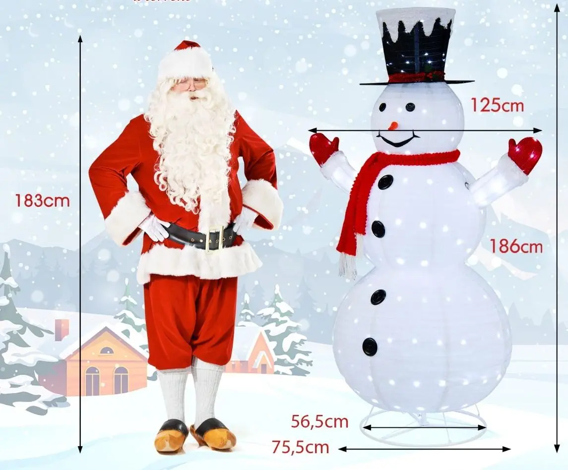 Figură decorativă Costway CM24150DE-WH (White) - 5