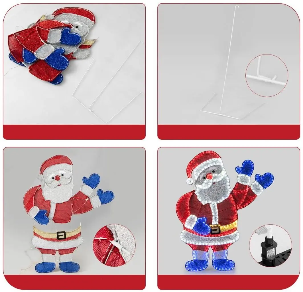 Figurina decorativa Costway CM24292DE (Red/Blue) - 2