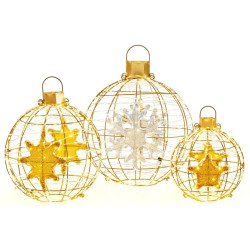 Декоративная фигурка Costway CM24902DE 3pcs (Gold) Thumb