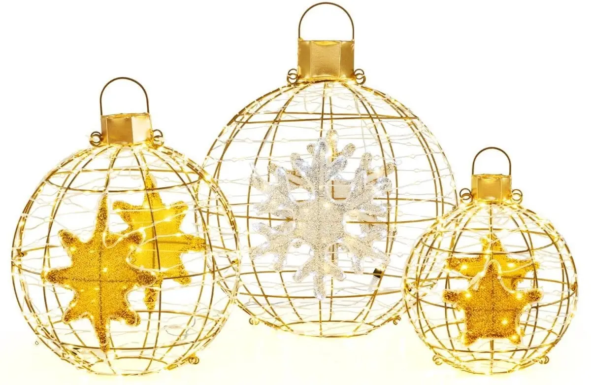 Декоративная фигурка Costway CM24902DE 3pcs (Gold)