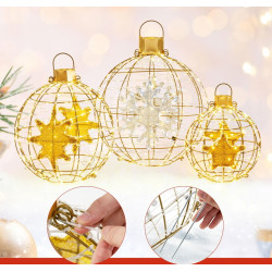 Декоративная фигурка Costway CM24902DE 3pcs (Gold) Thumb