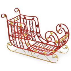 Sanie decorativa Costway CM24647 (Red)