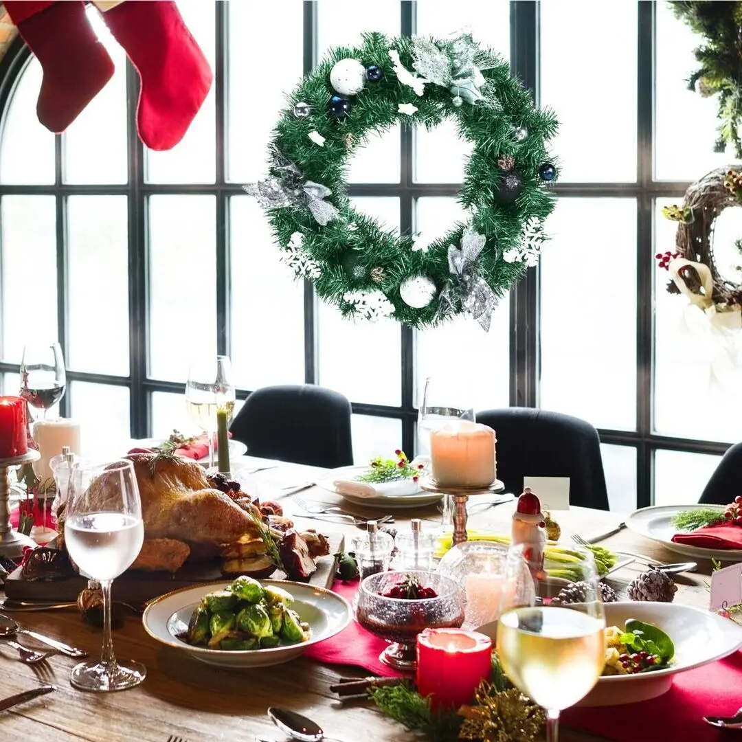 Coroană decorativă Costway CM23187 (Green) - 3