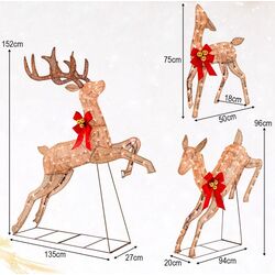 Set figurine decorative Costway CM24290DE (Brown) Thumb
