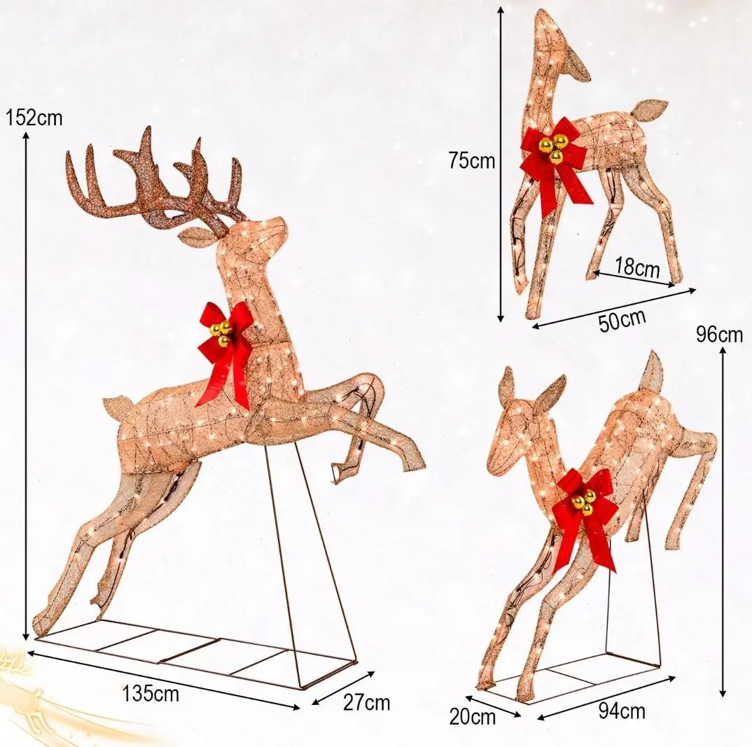 Set figurine decorative Costway CM24290DE (Brown) - 2