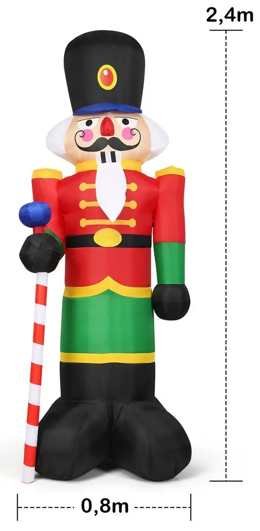 Надувная декорация Costway CM22857DE (Red/Green)