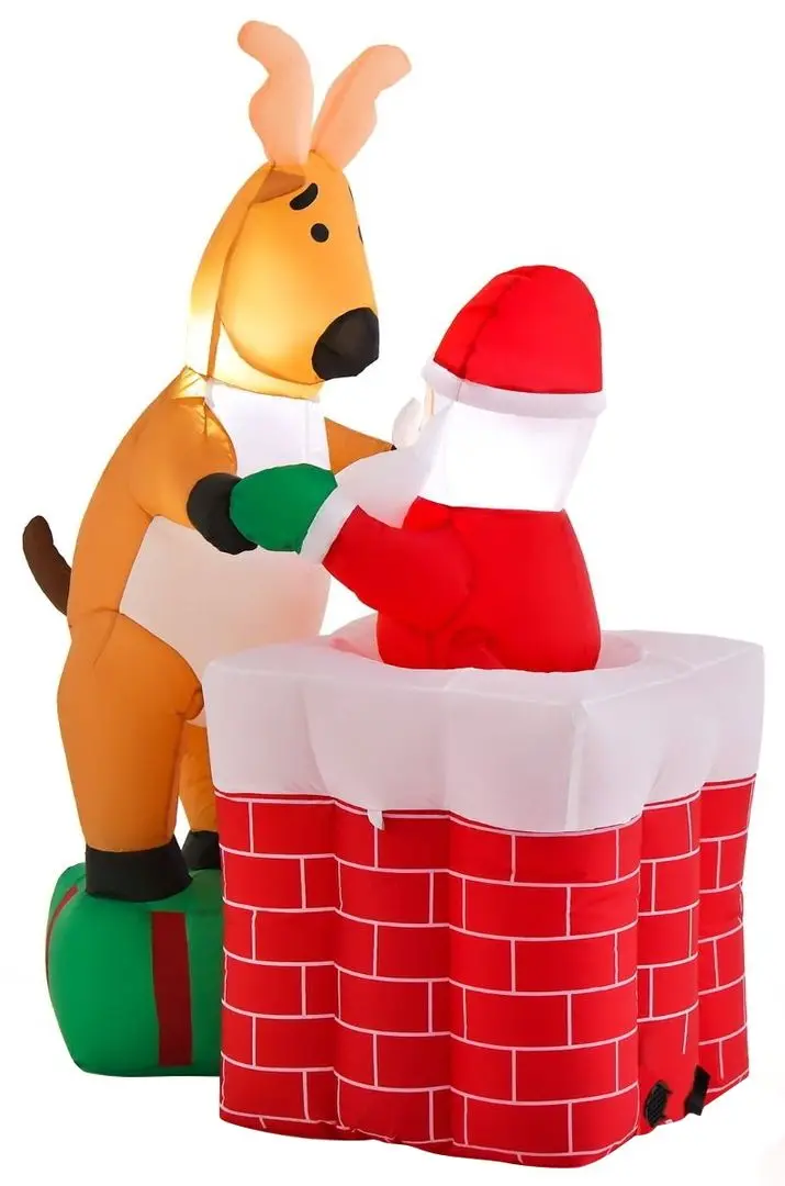 Decoratiune gonflabila Costway CM24314DE (Red/Brown)