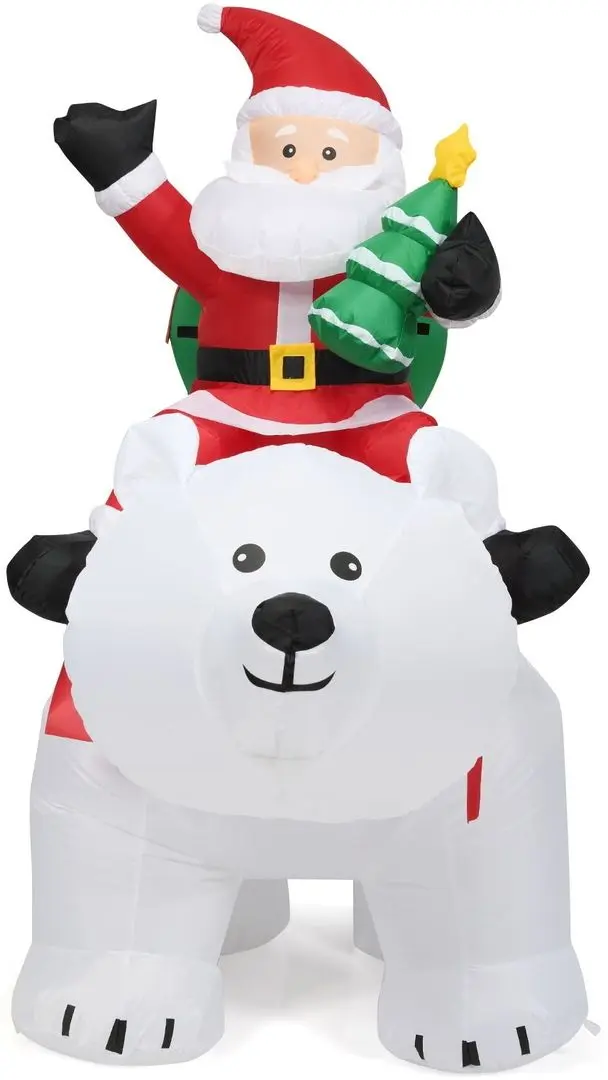 Figurina gonflabila Costway CM22832DE (White/Red) - 2