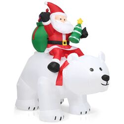 Figurina gonflabila Costway CM22832DE (White/Red) Thumb