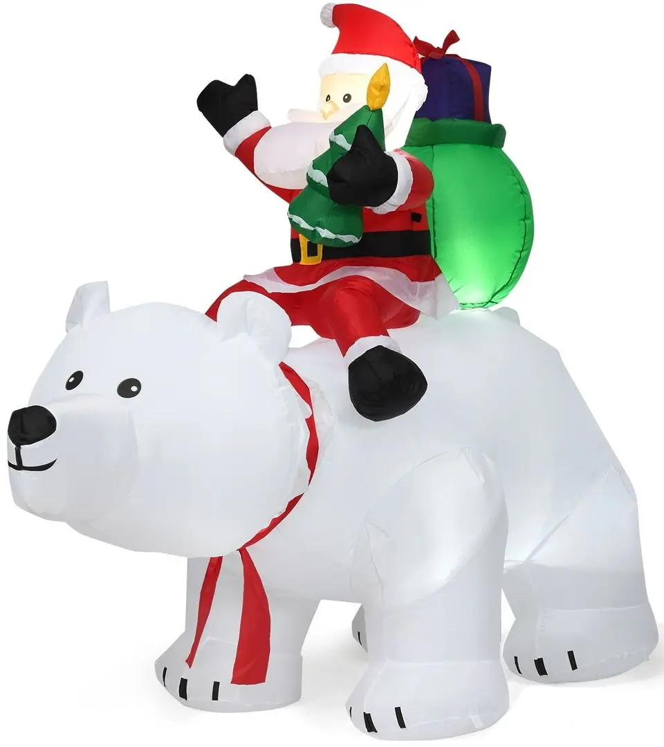 Figurina gonflabila Costway CM22832DE (White/Red)