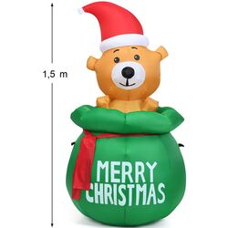 Figurina gonflabila Costway CM22882DE (Green/Brown/Red) Thumb