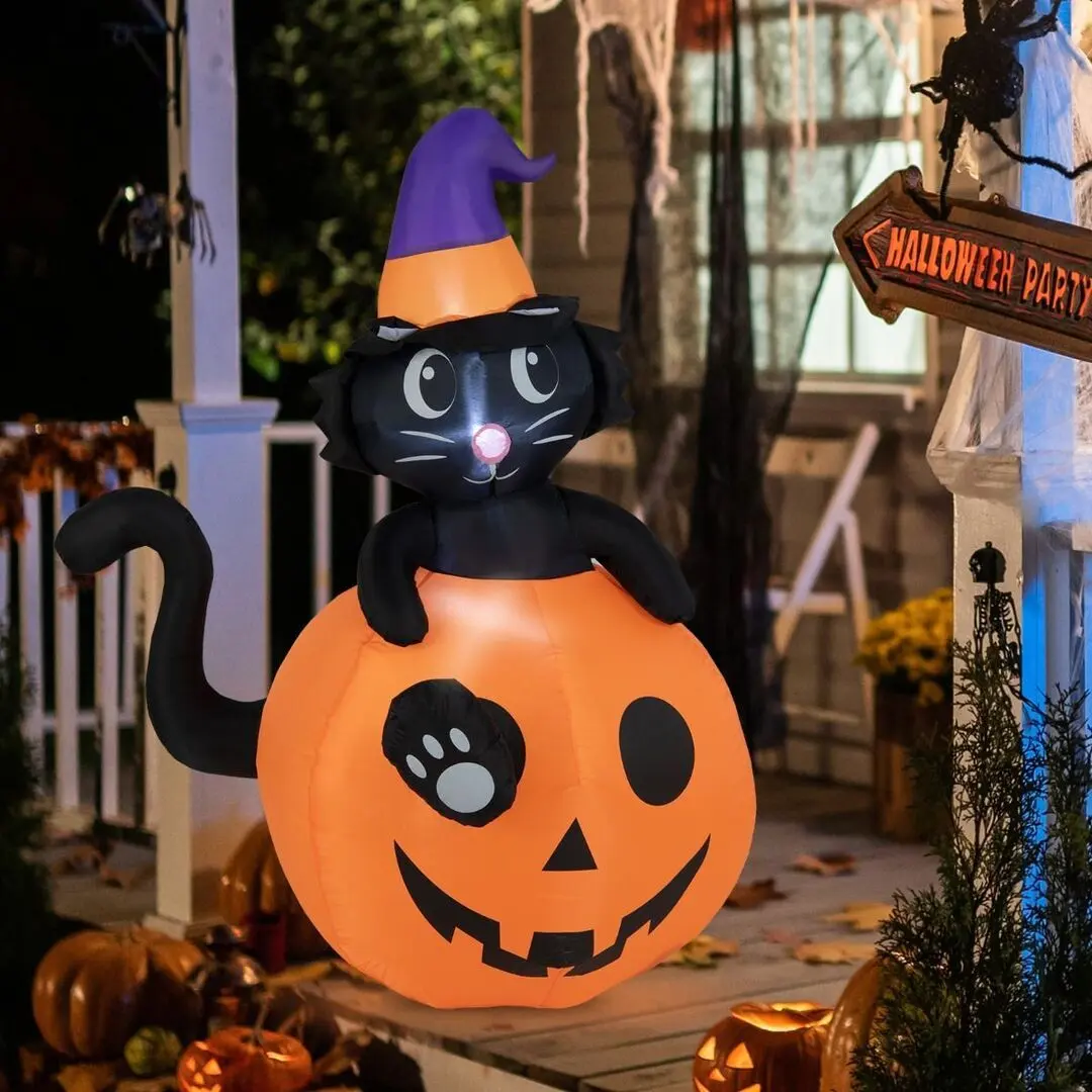 Figurina gonflabila Costway CM23897DE (Black/Orange) - 3