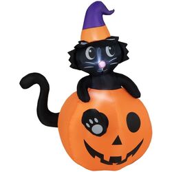 Figurina gonflabila Costway CM23897DE (Black/Orange)