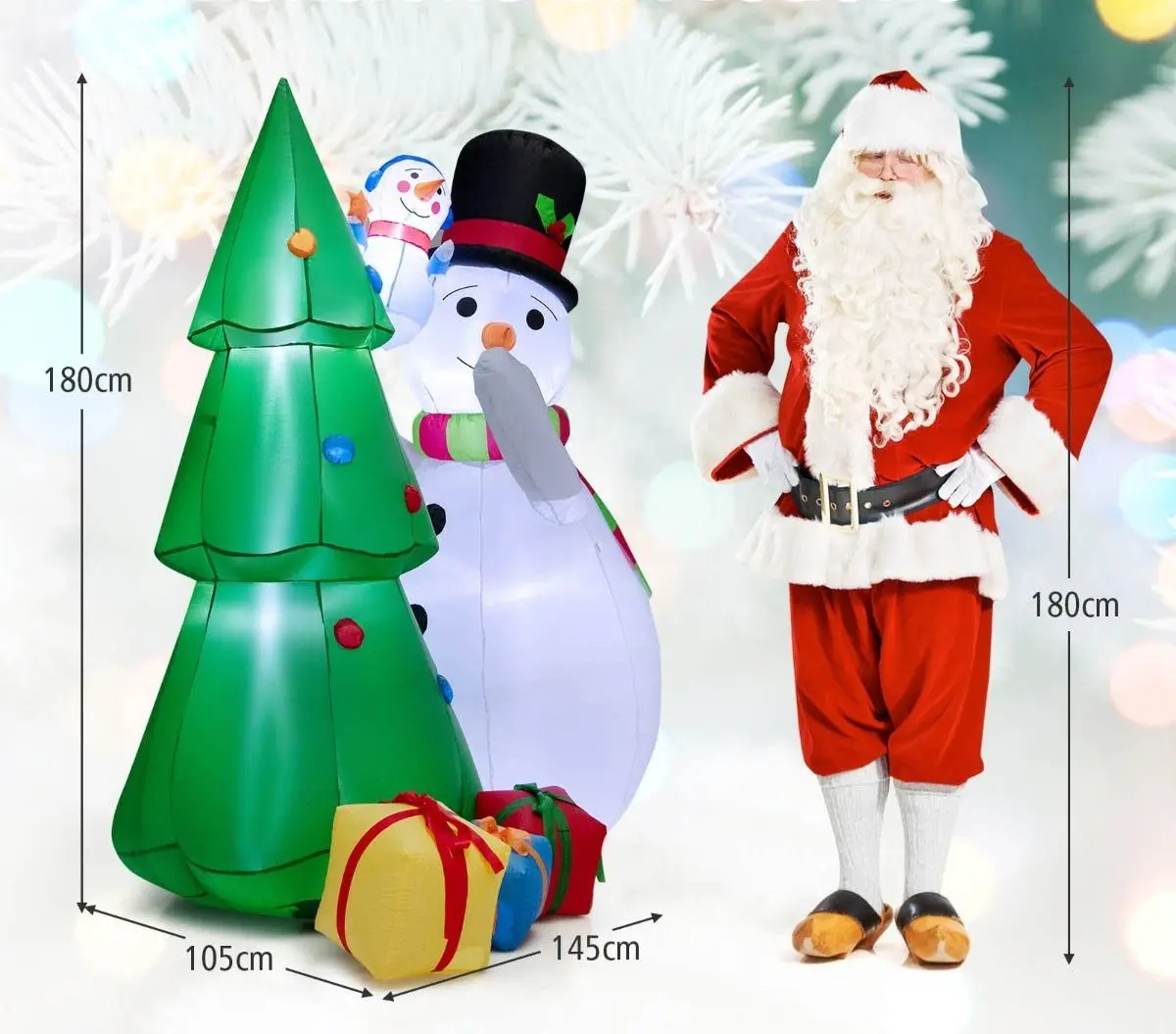 Figurina gonflabila Costway CM23968DE (Multicolor) - 3