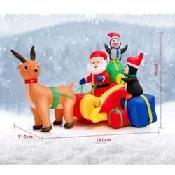 Figurina gonflabila Costway CM23988DE (Multicolor) Thumb