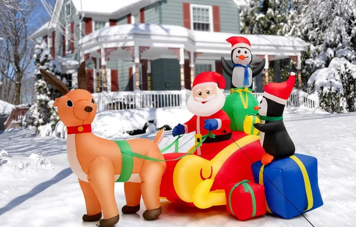 Figurina gonflabila Costway CM23988DE (Multicolor) - 3