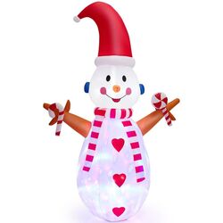 Figurina gonflabila Costway CM24088DE (White/Red)