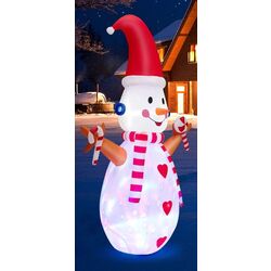 Figurina gonflabila Costway CM24088DE (White/Red) Thumb