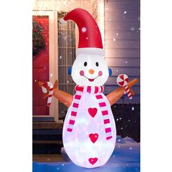 Figurina gonflabila Costway CM24088DE (White/Red) Thumb