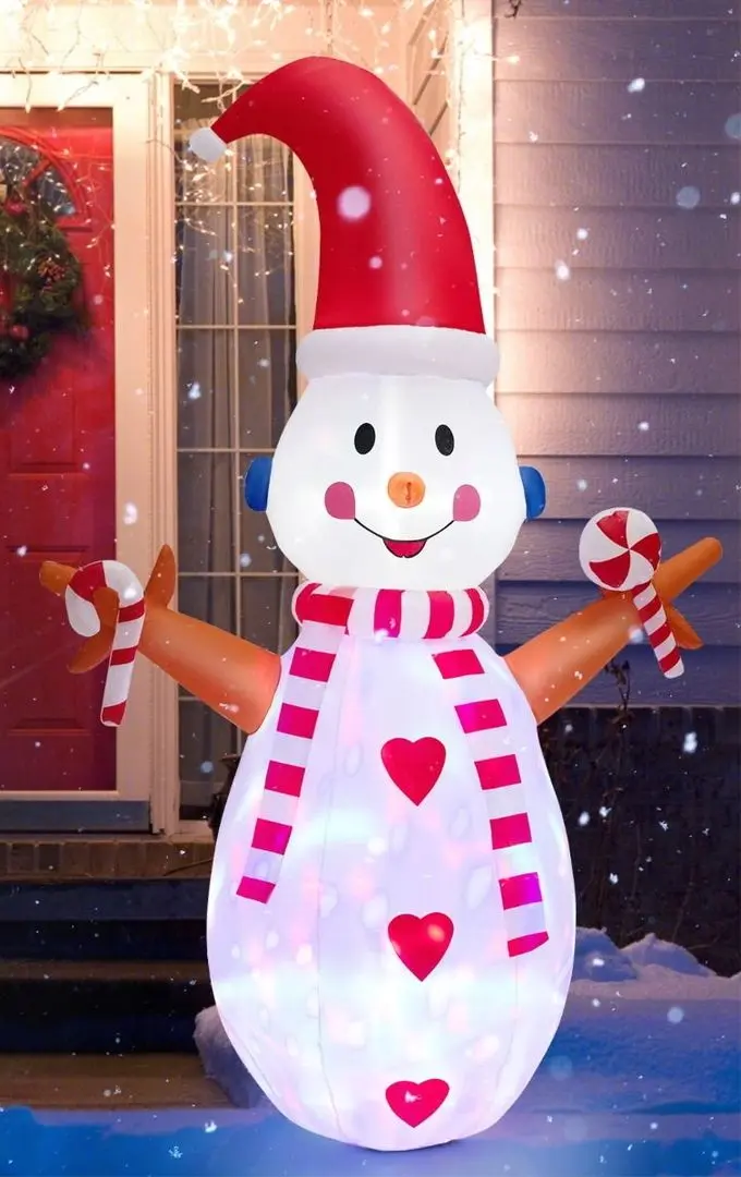 Figurina gonflabila Costway CM24088DE (White/Red) - 7