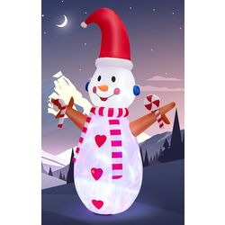 Figurina gonflabila Costway CM24088DE (White/Red) Thumb