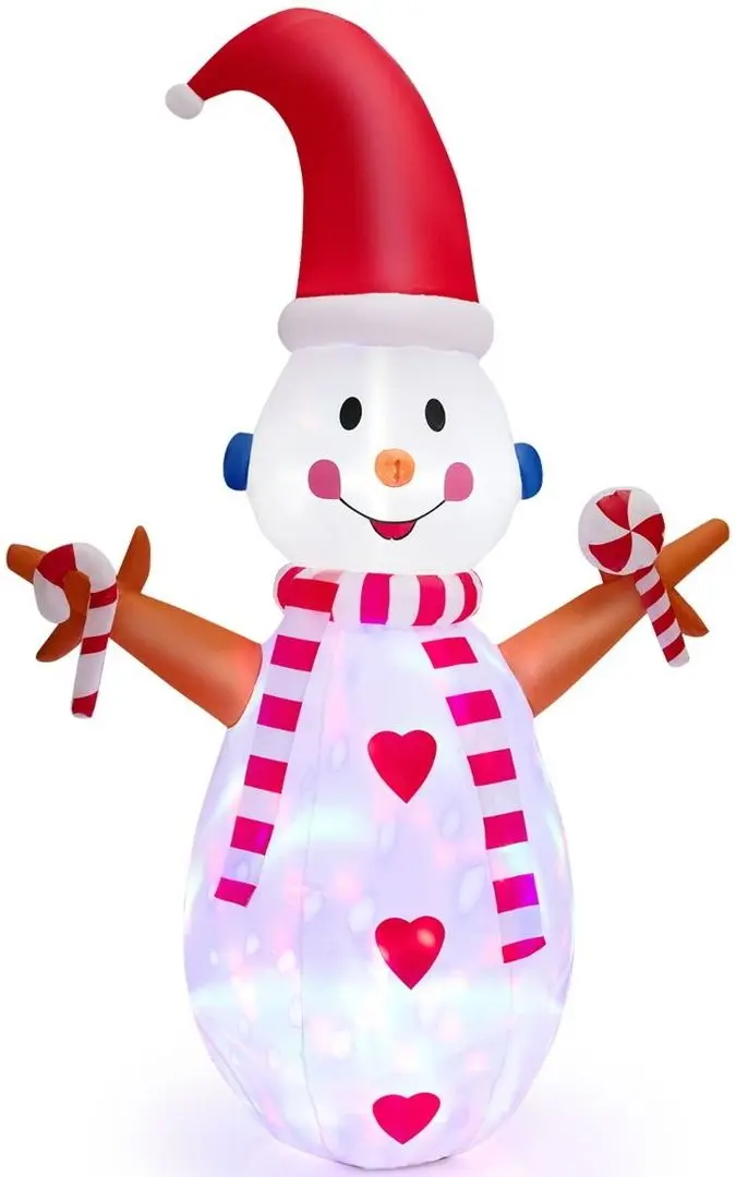 Figurina gonflabila Costway CM24088DE (White/Red)