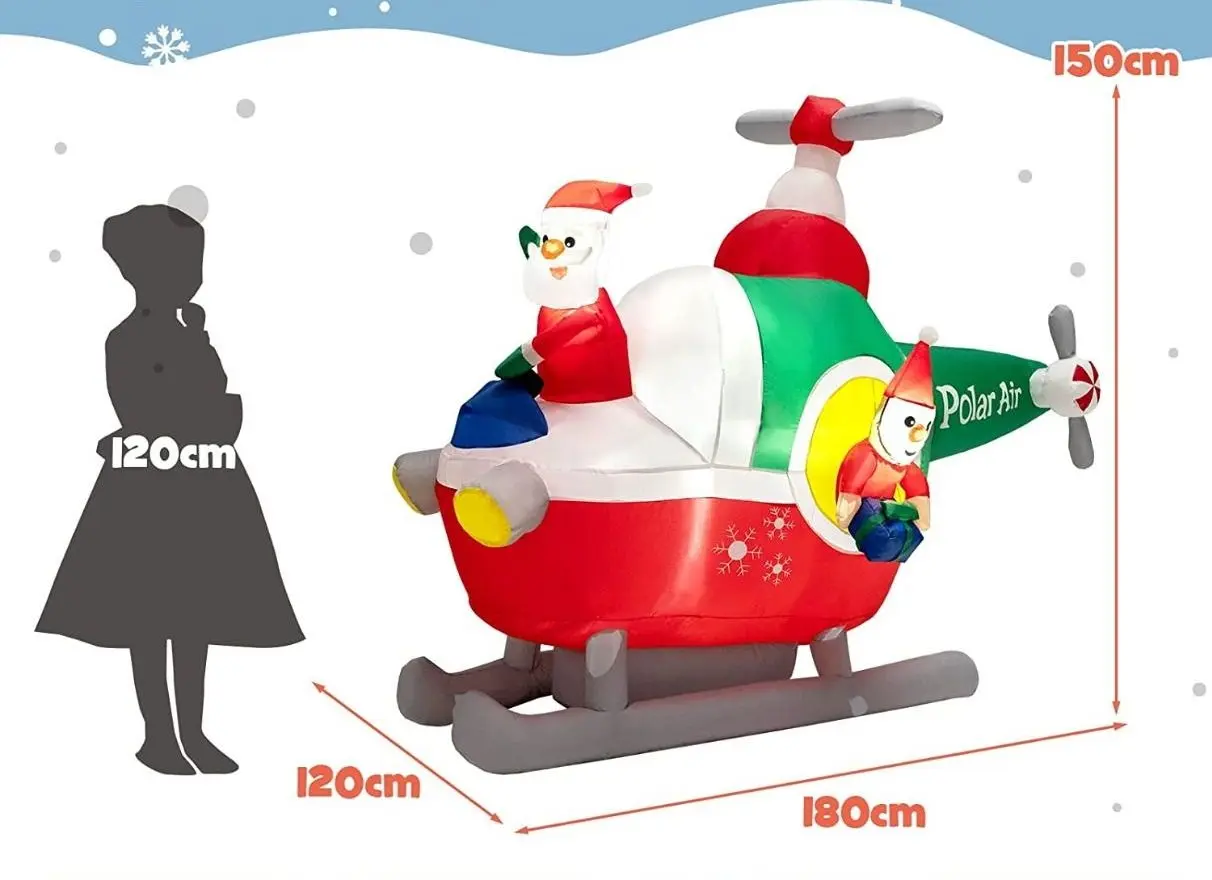 Figurina gonflabila Costway CM24099DE (Multicolor) - 2