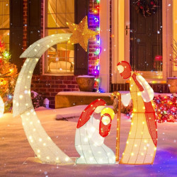 Светодиодная инсталляция Costway CM24726DE 151см Thumb