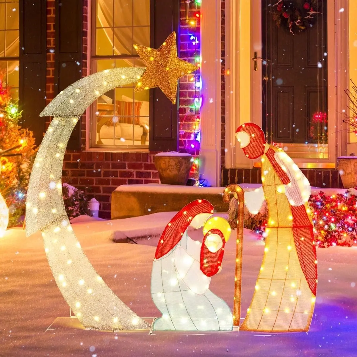 Светодиодная инсталляция Costway CM24726DE 151см