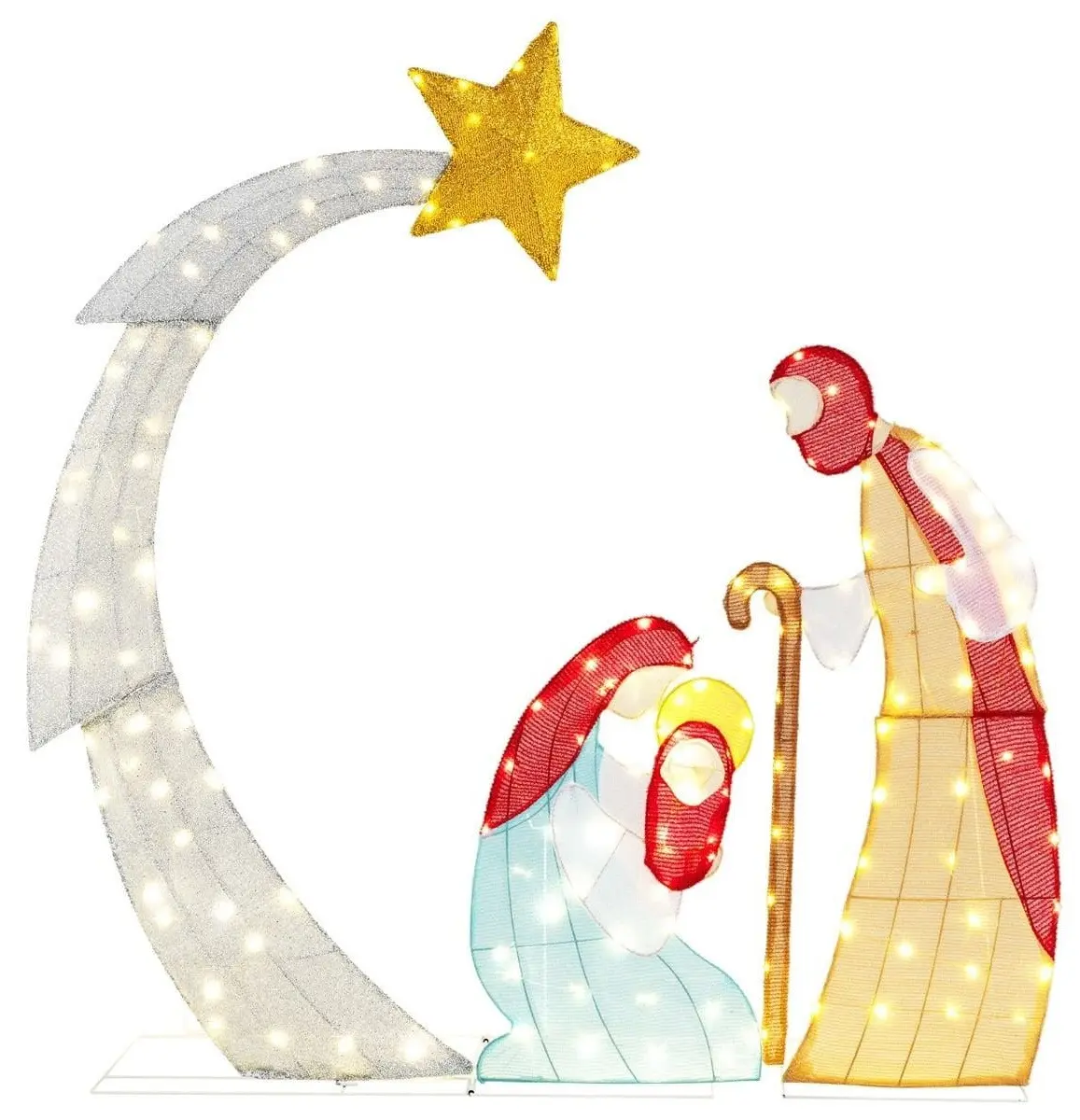 Светодиодная инсталляция Costway CM24726DE 151см