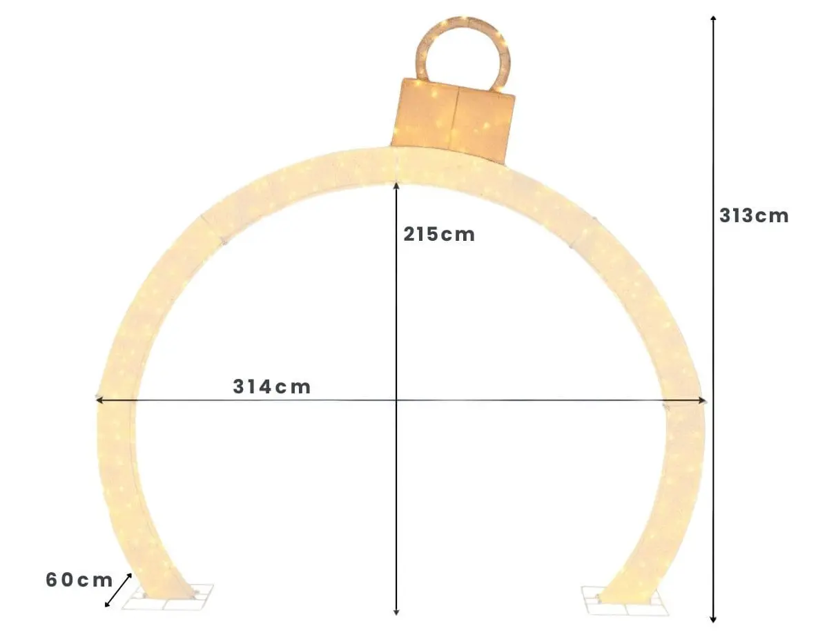 Instalatie LED Costway CM25056DE (White) - 2