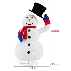 Om de zapada cu LED-uri Costway CM24717DE 130cm Thumb