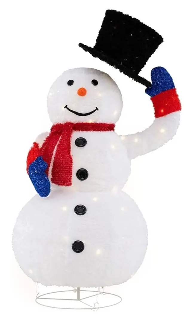 Om de zapada cu LED-uri Costway CM24717DE 130cm