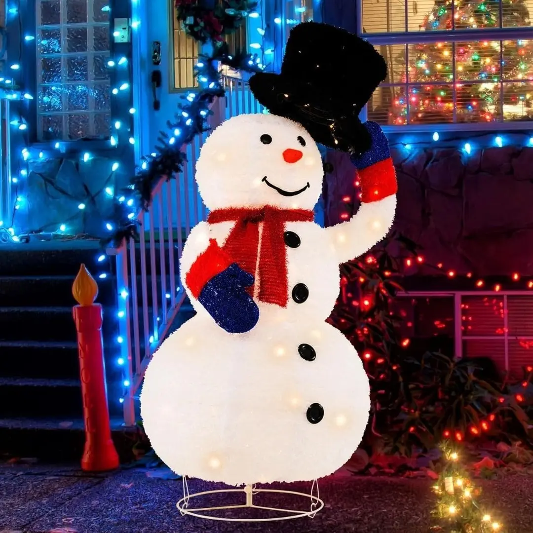 Om de zapada cu LED-uri Costway CM24717DE 130cm