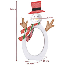 Светодиодный снеговик Costway CM25055DE (White) Thumb