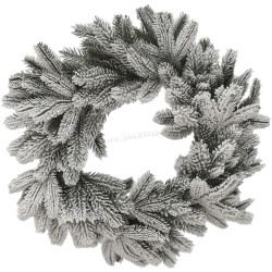 Coroana decorativa Divi Trees Garland Premium Crown Snow 45cm (Green)