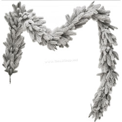 Ghirlandă de pin Divi Trees Garland Premium Snow 2.7m (Green)