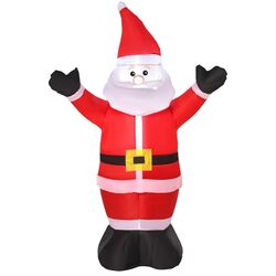 Mos Craciun gonflabil LED Homcom 844-160 1.2m (Red) Thumb