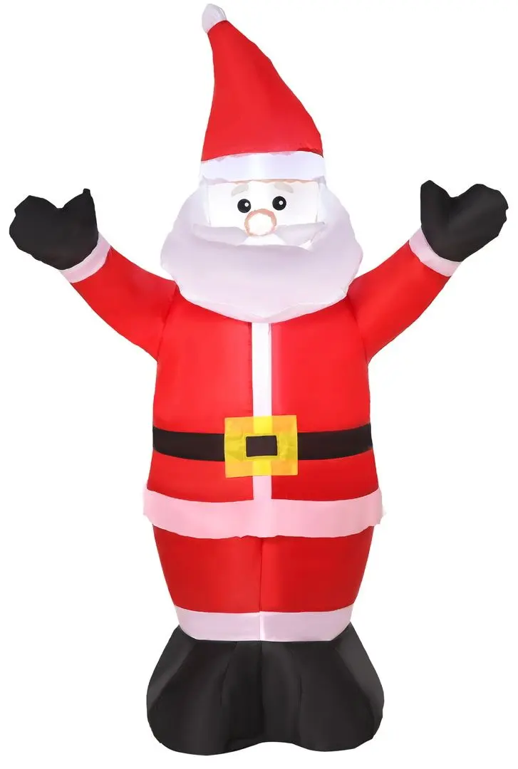 Mos Craciun gonflabil LED Homcom 844-160 1.2m (Red)