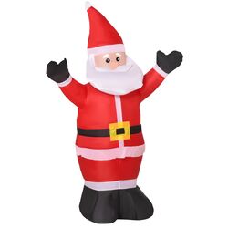 Mos Craciun gonflabil LED Homcom 844-160 1.2m (Red)