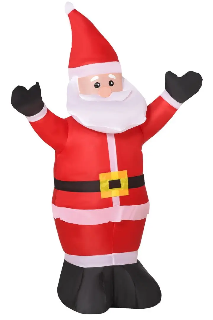 Mos Craciun gonflabil LED Homcom 844-160 1.2m (Red)