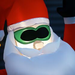 Надувной Санта-Клаус LED Homcom 844-405V90 1.6м (Red/Green) Thumb