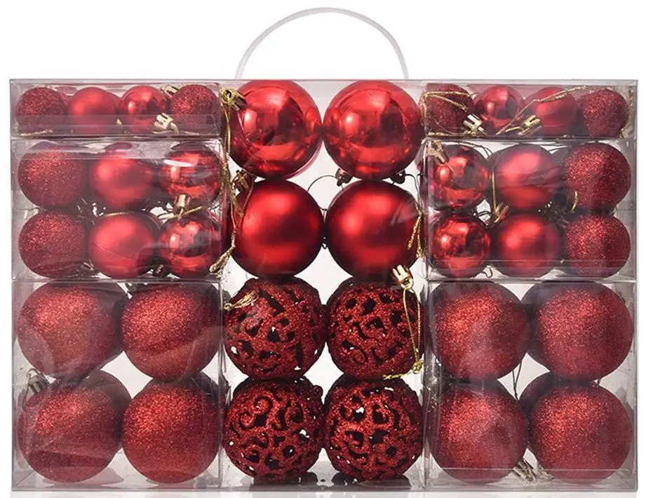 Набор елочных шаров BSTMOME M23-2-1327 (Red)