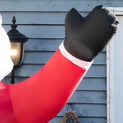 Надувной Санта-Клаус LED Outsunny 844-542V90MX 2.4м (Red) Thumb