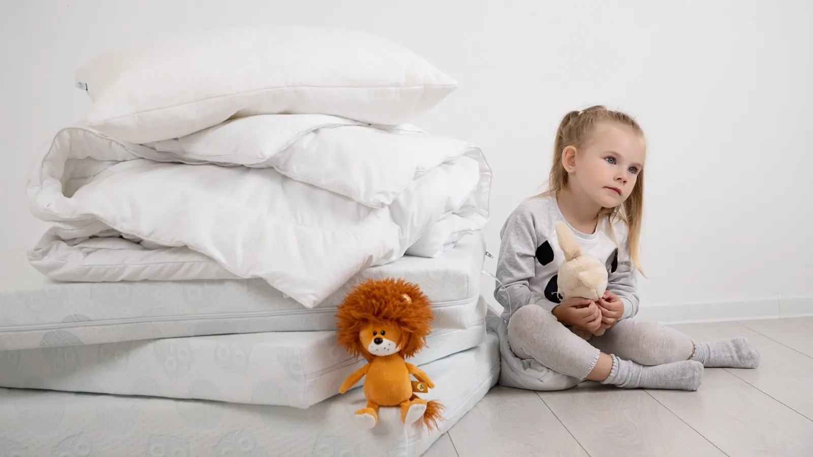 Детское одеяло Askona Kids Little Lion 140x205 (White) - 5