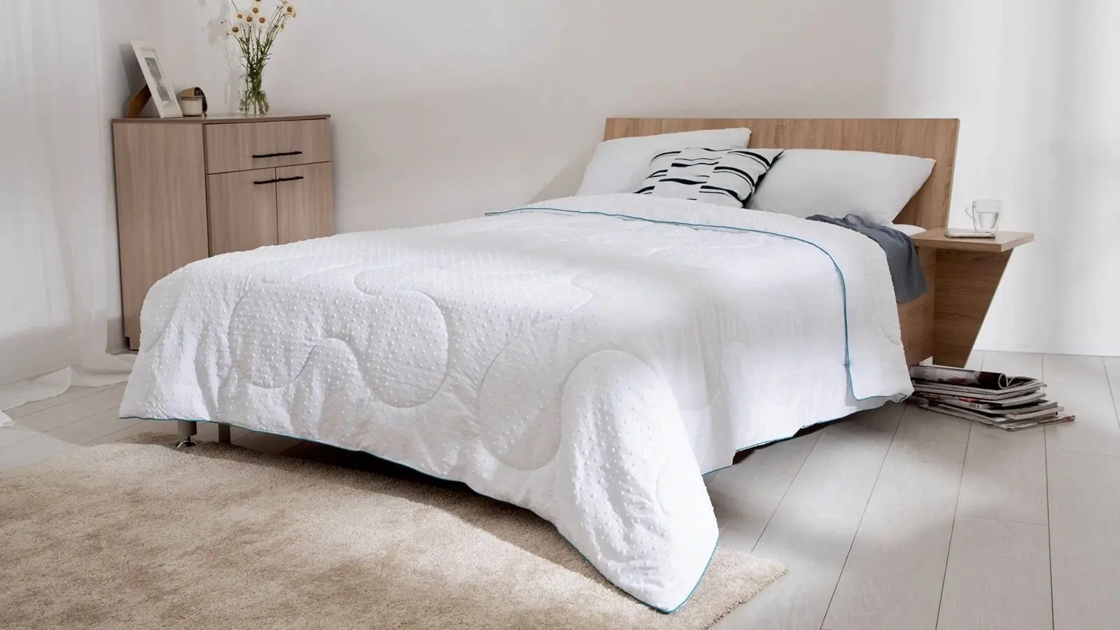 Одеяло Askona Fenix Basic 200x220 (White) - 6