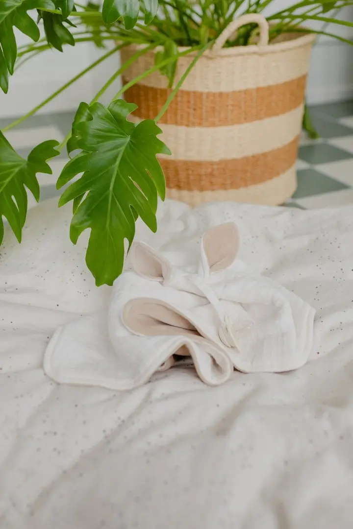 Plapuma pentru copii BIBS Kangaroo (Ivory)