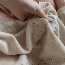 Детское одеяло BIBS Pointelle 70x100 (Ivory) Thumb